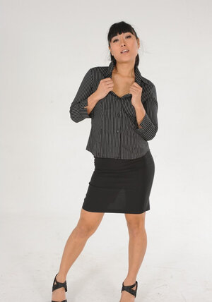 Asia Zo and besides Yuki Mori strip to expose their impeccable bodies