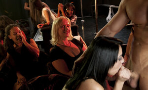 This guy is going to get down and dirty grannies with his hard stripper meat