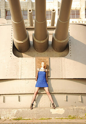 Lenya's outdoor upskirt teasing and plus smoking are just so hot