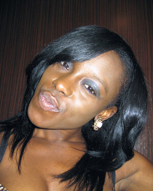 Black bitch Jelly Sweets films her naked body to tease her bf