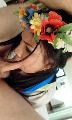 Ginta looks utterly natural while showing her fuck hole and plus such