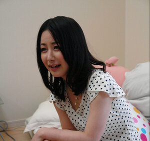 Oriental housewife Ayumi Iwasa gets fucked by her man's buddy in the shower