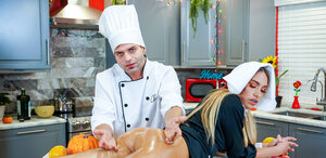 Ariel McGwire enjoys taking a porky cock deep in her tight teen ass