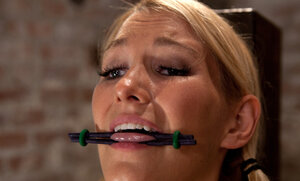 Blake Rose is forced to orgasm while helplessly ligatured