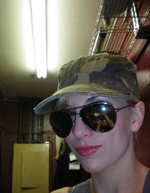 Ashley Fires reveals her milk sacks and moreover pussy behind the episodes