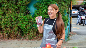 Melissa Lujan shows off her tooshie and plus rides hard dick as well