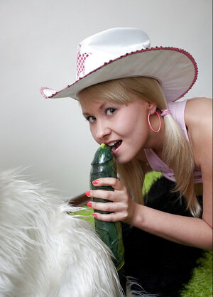 Tiny-tit legal teen stretches shaved slit with sizeable fake cock