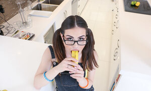 Veronica Vega looks incredible with her snatch absolutely all slick