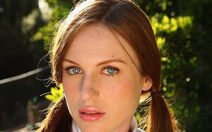Nice-looking legal teen chick with nasty carnal desires flaunts snatch after piano classes