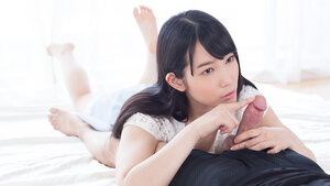 Lovely Asiatic sweetheart exposes luscious body and also gives a messy hand alsojob